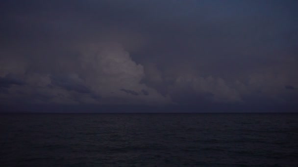 Storm clouds Lightning Strike — Stock Video