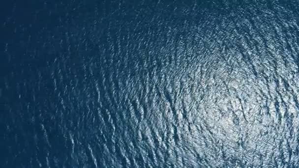 Water surface aerial view — Stock Video