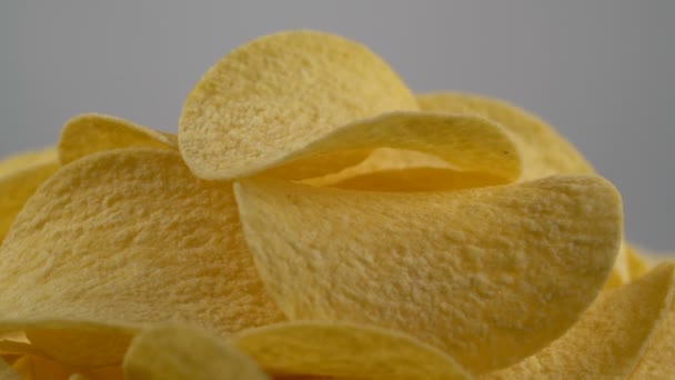 Patatas fritas giratorias — Vídeos de Stock