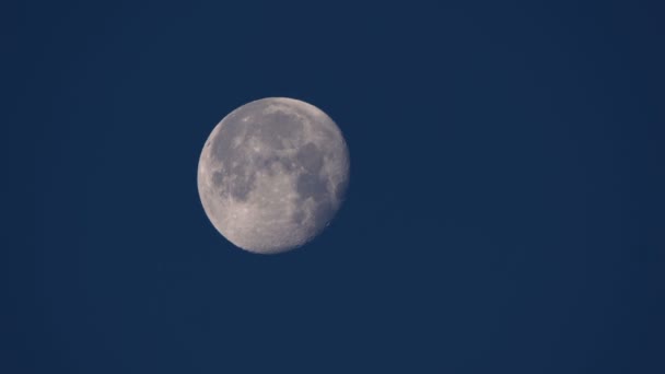 Phase de la pleine lune, en temps réel se déplace — Video