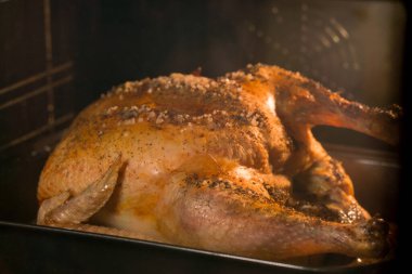 Fırında tavuk pişirme