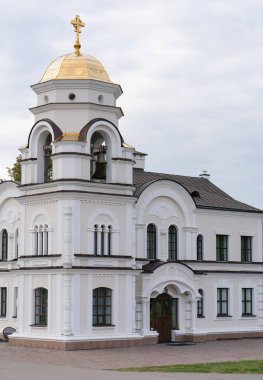 Brest, Belarus. Garrison Katedrali Aziz Nikolaos Kilisesi anıt karmaşık Brest kahraman kale içinde