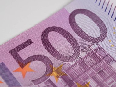 500 Euro banknot makro