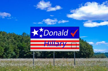 seçim, hillary veya donald anı