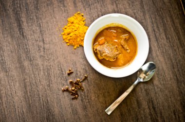 sıcak çorba baharatlar ile buğulaması Kupası