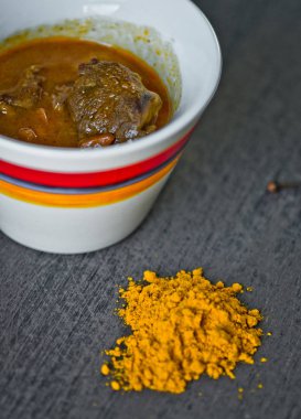 sıcak çorba baharatlar ile buğulaması Kupası