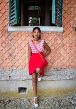 Toskana genç turizm manzara hayran