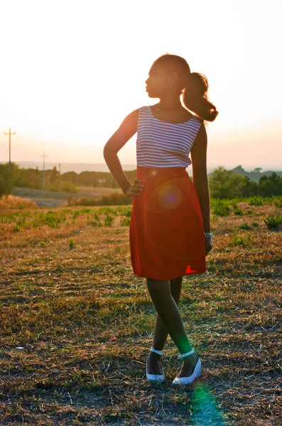 Toskana genç turizm manzara hayran