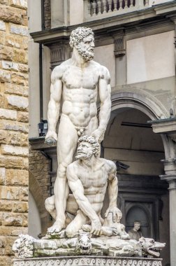 Floransa heykeli Piazza della Signoria 'da, İtalyan Floransa Rönesansı: Herkül ve Cacus