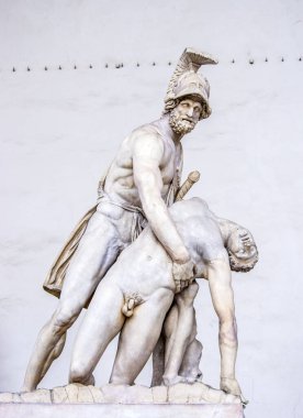 Piazza della Signoria 'daki Floransa heykeli, İtalyan Floransa Rönesansı Patroclus ve Menelaus