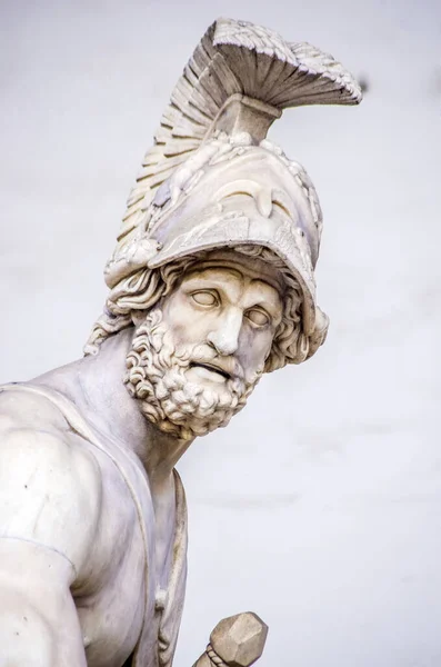 Florenz Statue Auf Der Piazza Della Signoria Der Italienischen Florenz — Stockfoto