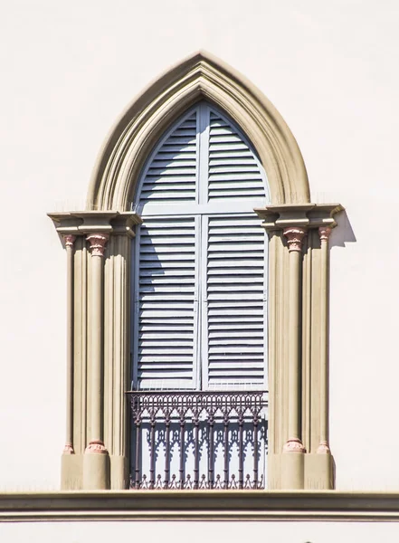 Bella Finestra Edificio Storico Importante Storia Arte Architettura — Foto Stock