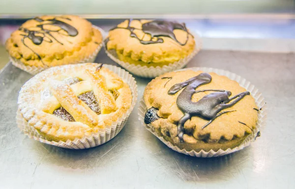 Les Véritables Pâtisseries Desserts Pâtisseries Gâteaux Préparés Dans Laboratoire Artisanal — Photo