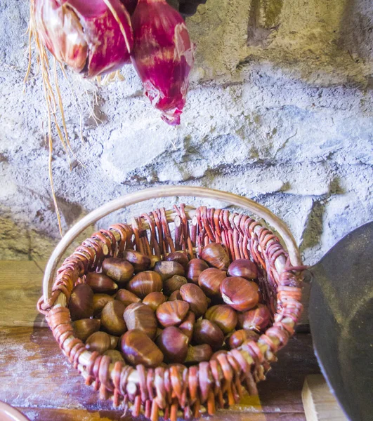 Παραδοσιακή Κουζίνα Της Χώρας Και Μεσαιωνική Ιατρική Συστατικά Γεωργικά Και — Φωτογραφία Αρχείου