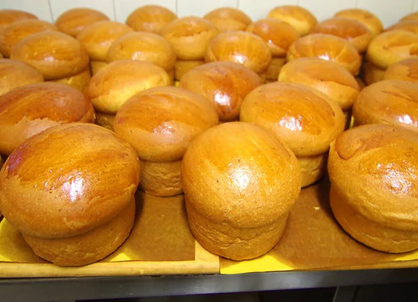 Real Pastry Desserts Pastries Cakes Prepared Artisan Laboratory Cake Eggs — Stock Photo, Image