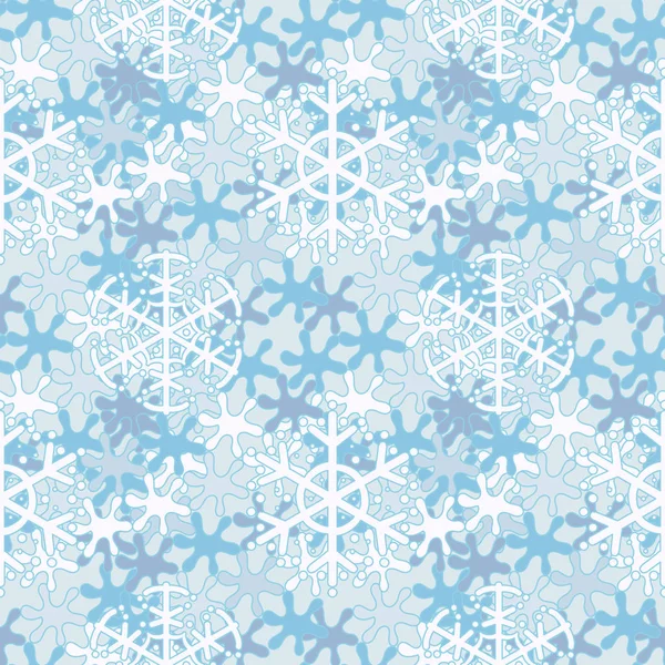 Απρόσκοπτη χειμώνα μοτίβο με κατεψυγμένα μπούκλες. — Διανυσματικό Αρχείο