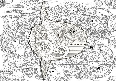 Yüksek Detaylı ay balık