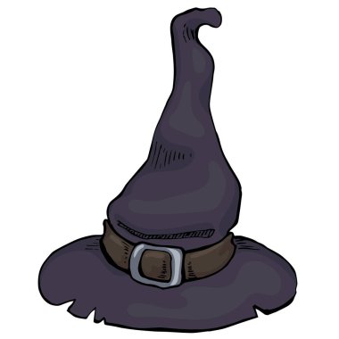 Cadılar Bayramı tasarım için cadı şapka.