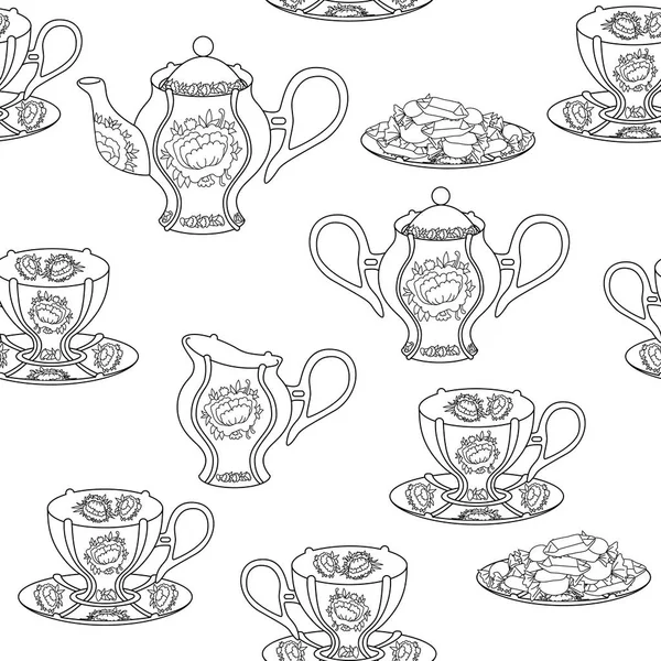 çay seti ile Seamless Modeli