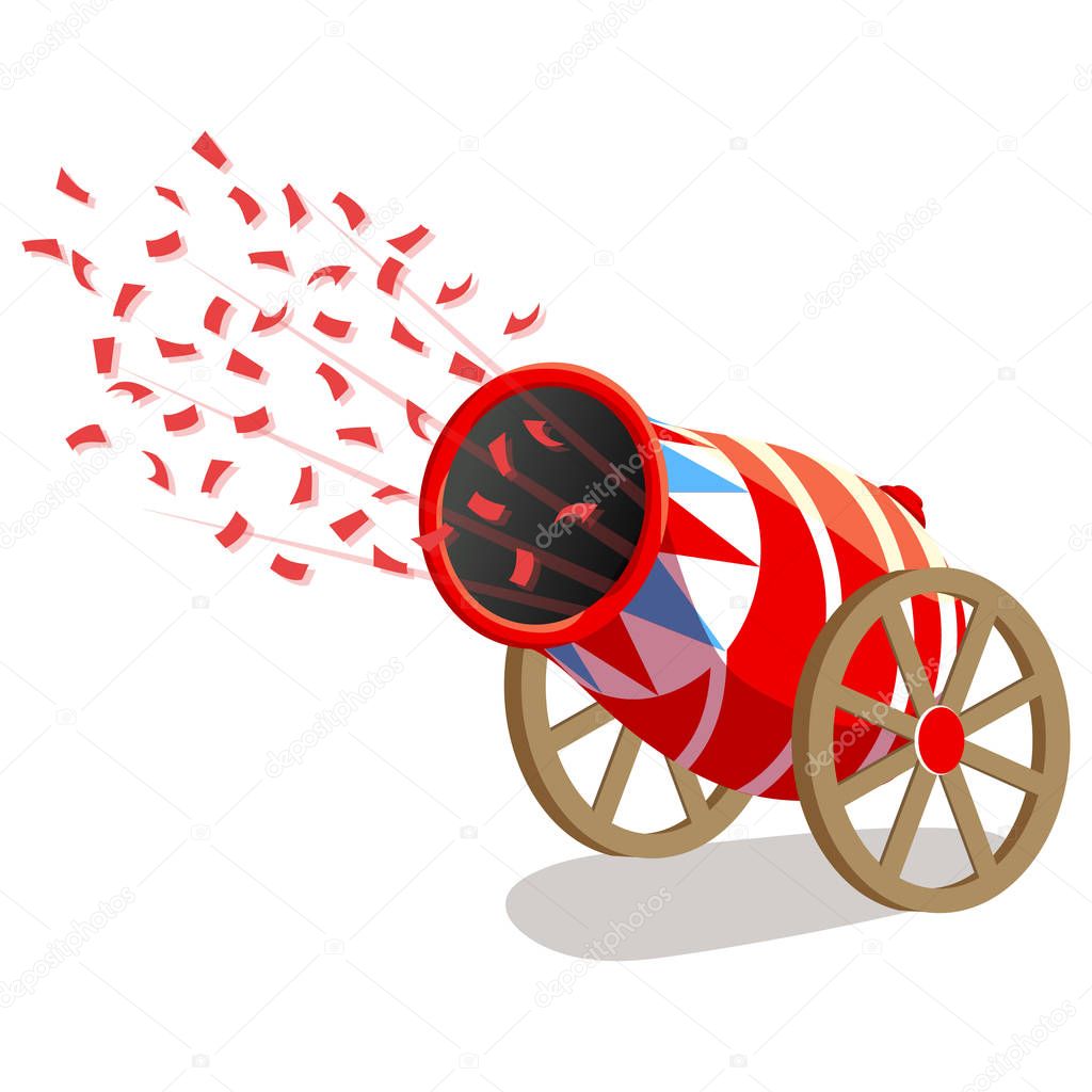  ircus cannon with confetti