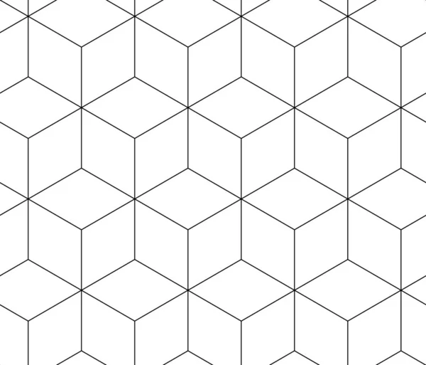 Küpler ile geometrik çizgili pürüzsüz desen.