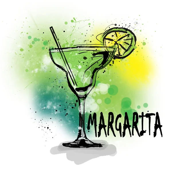 Illustration dessinée à la main du cocktail . — Photo