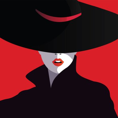 Moda sanatındaki moda kadını. Moda çizimi