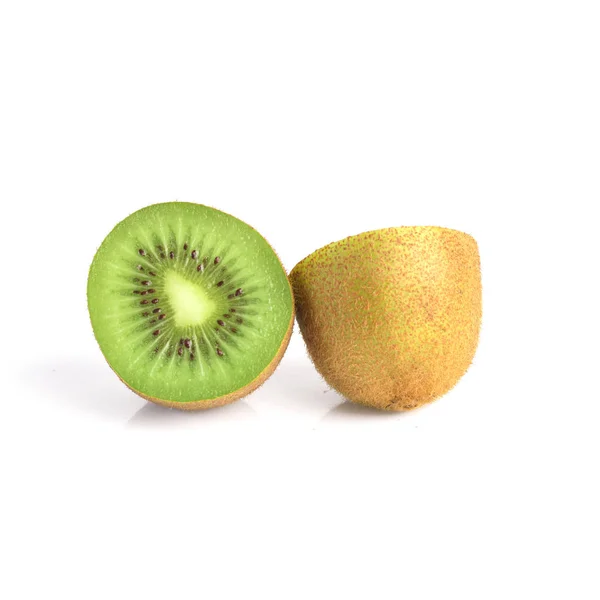 Kiwi fructe izolate pe fundal alb — Fotografie, imagine de stoc