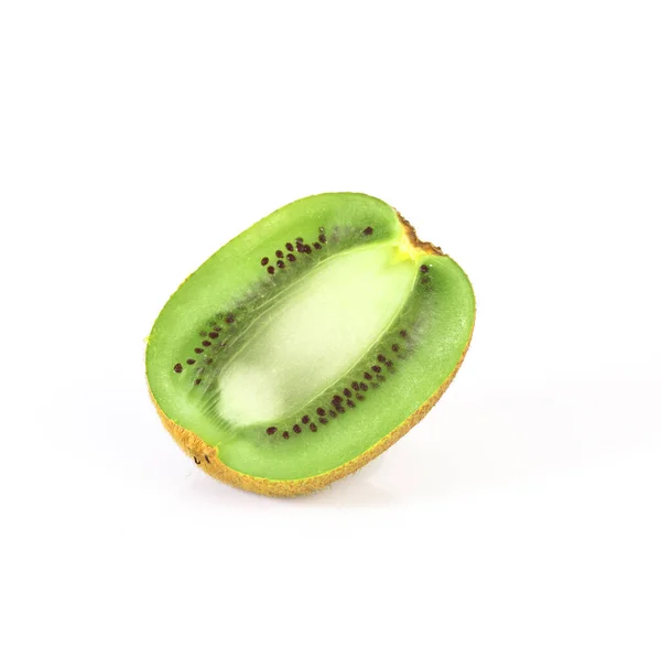 Kiwi Fructe Izolate Fundal Alb — Fotografie, imagine de stoc