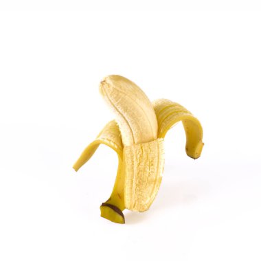 Beyaz arkaplanda izole muzlar