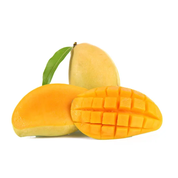 Mango Fruit Isolated White Background — Stock Photo, Image