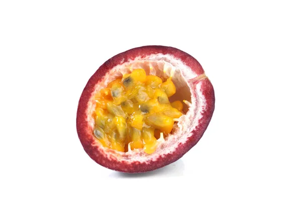 Passion Fruit Isolated White Background — Stock Photo, Image