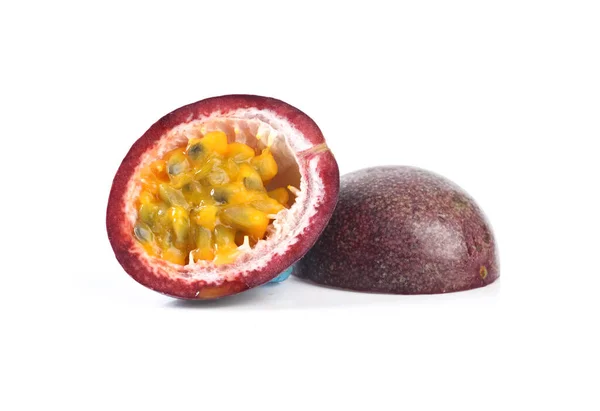 Passion Fruit Isolated White Background — Stock Photo, Image