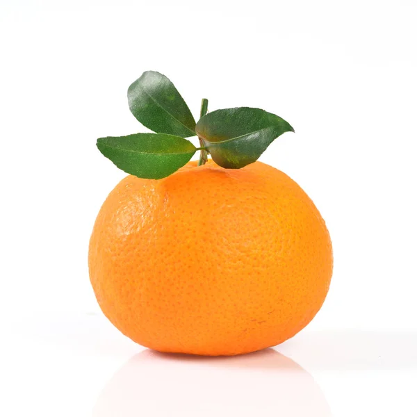 Orange Fruit Isolated White Background — Stock Photo, Image