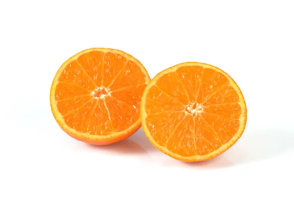 Fruto Naranja Aislado Sobre Fondo Blanco — Foto de Stock