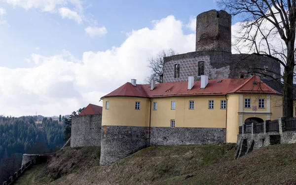 Svojanov medieval castle Stock Image