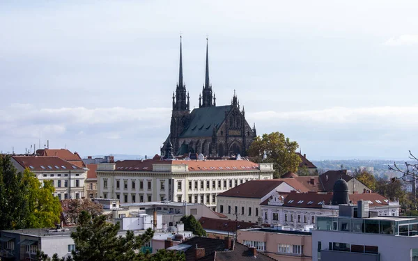 Aziz Peter Paul Dikiz Aynasından Oluşan Katedral — Stok fotoğraf