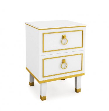 komodinde. 3D çizim