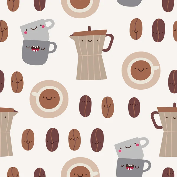 Set di icone tematiche del caffè — Vettoriale Stock
