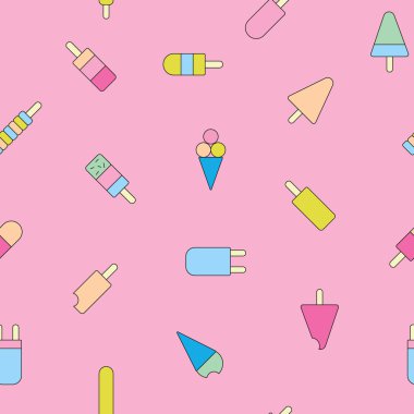 Kalem ile sorunsuz vektör desen, 