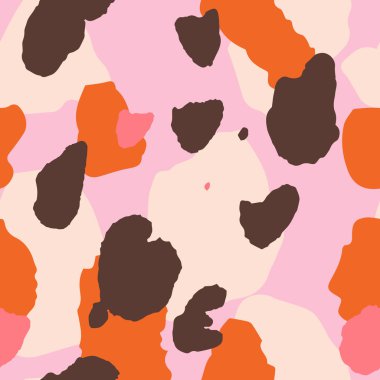 Fırça ile soyut seamless modeli 