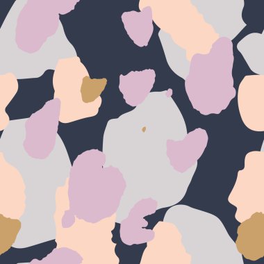 doku kaotik boyalı öğelerle.