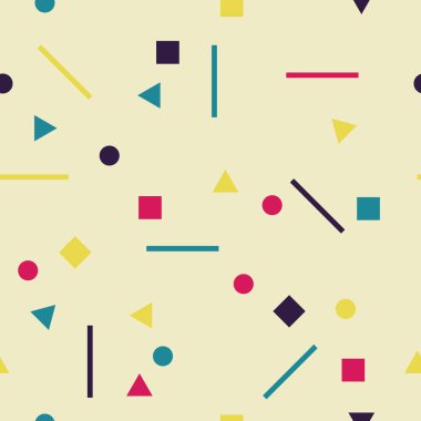 kaotik geometrik şekiller