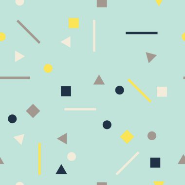 kaotik geometrik şekiller