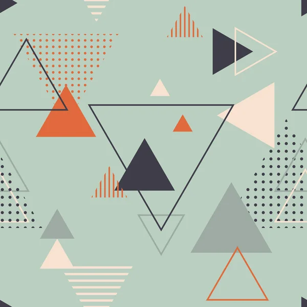 Diseño del patrón de triángulos — Vector de stock