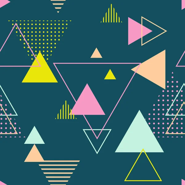Diseño del patrón de triángulos — Archivo Imágenes Vectoriales