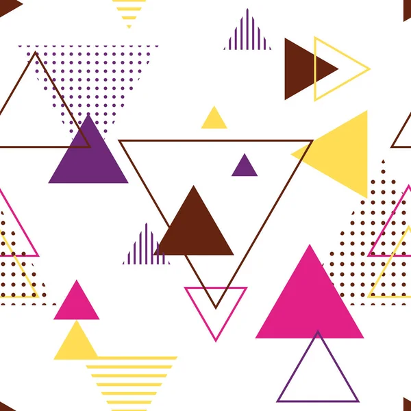Ontwerp van driehoeken patroon — Stockvector