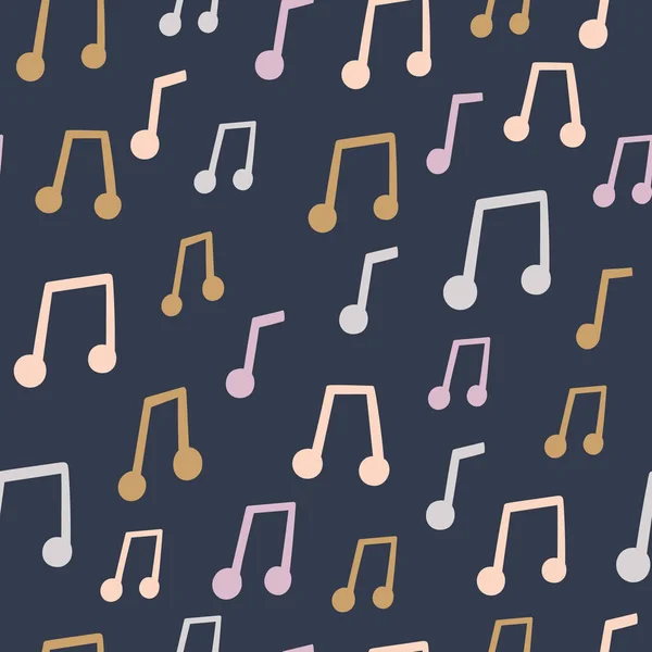 Colorful music notes — Stock Vector