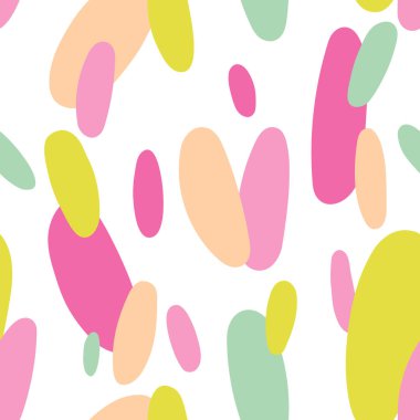 Fırça ile soyut seamless modeli 