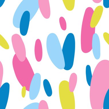 Fırça ile soyut seamless modeli 